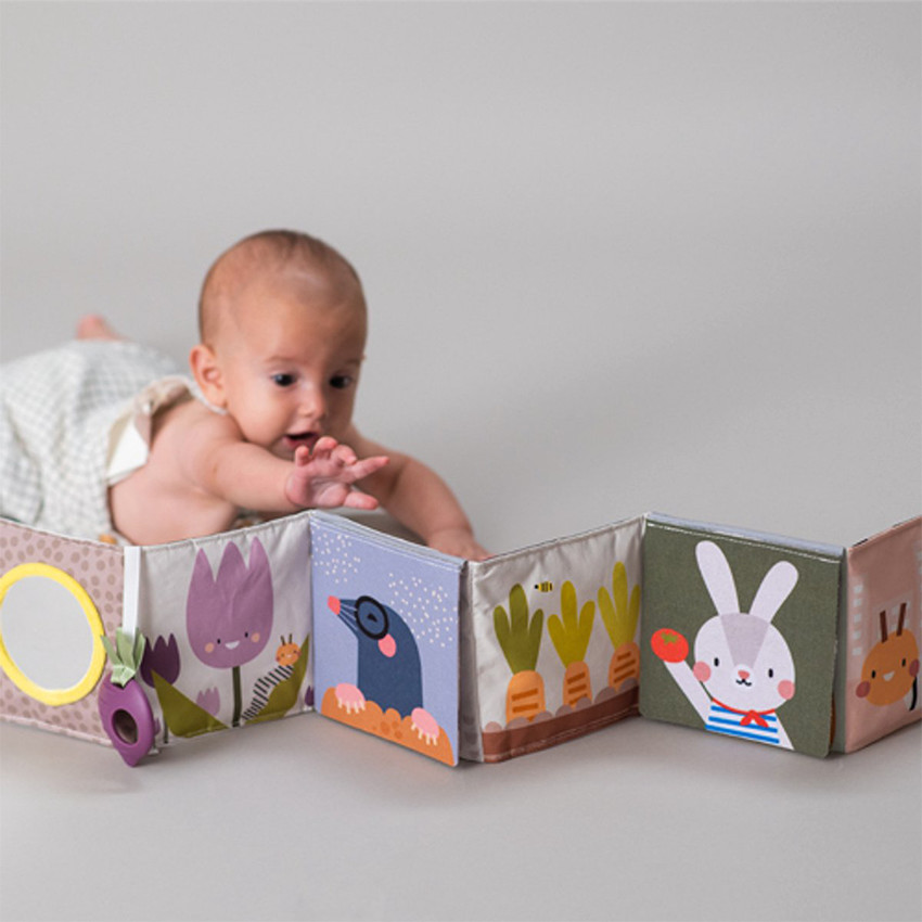 Livre bébé recto-verso Urban Garden 