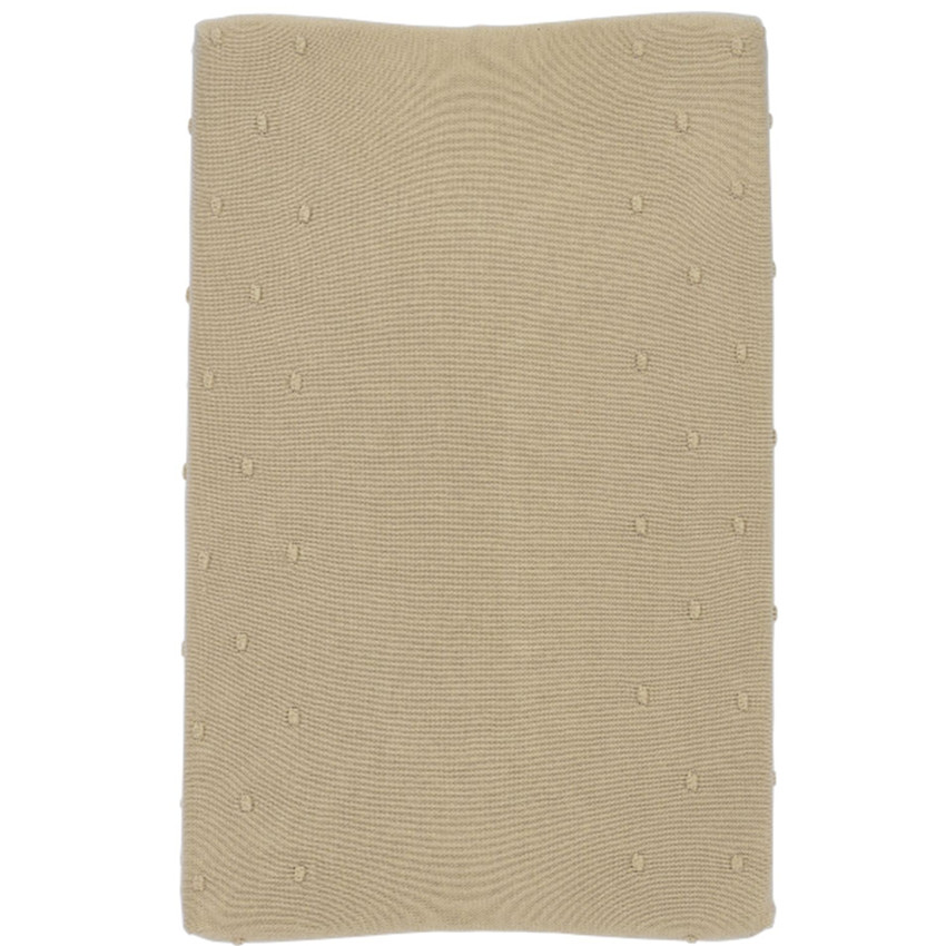 Housse matelas à langer Mini Knots - Sand - 50x70 cm 