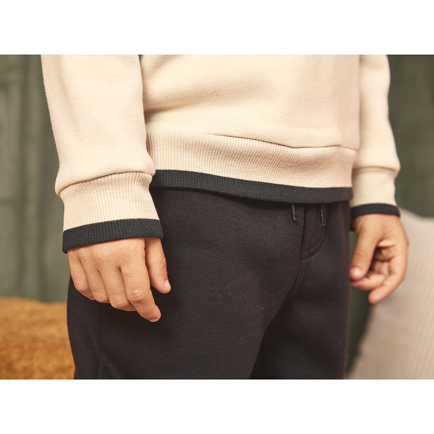 Sweatshirt in fleece met fantasieprint voor jongens 