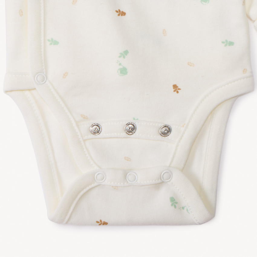 Set van 2 evolutieve bodies met lange mouwen voor baby 