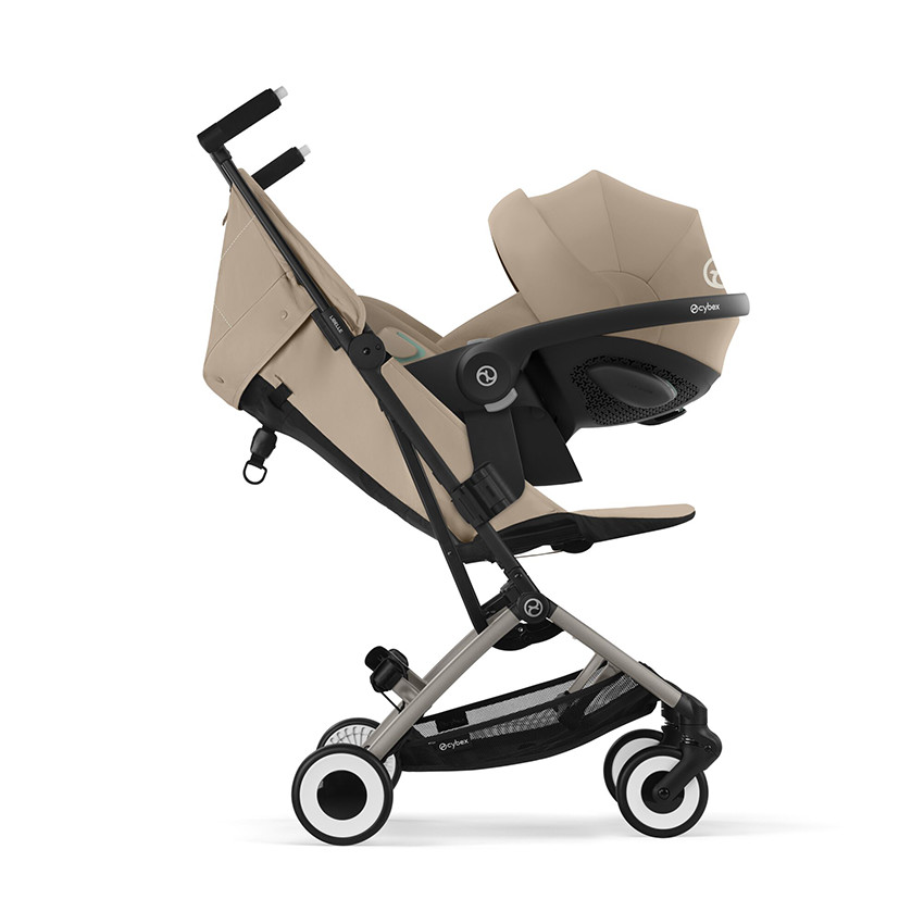 Poussette canne ultra-compacte Libelle taupe/almond beige 