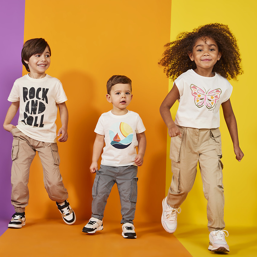 T-shirt korte mouwen met fantasieprint voor jongen 