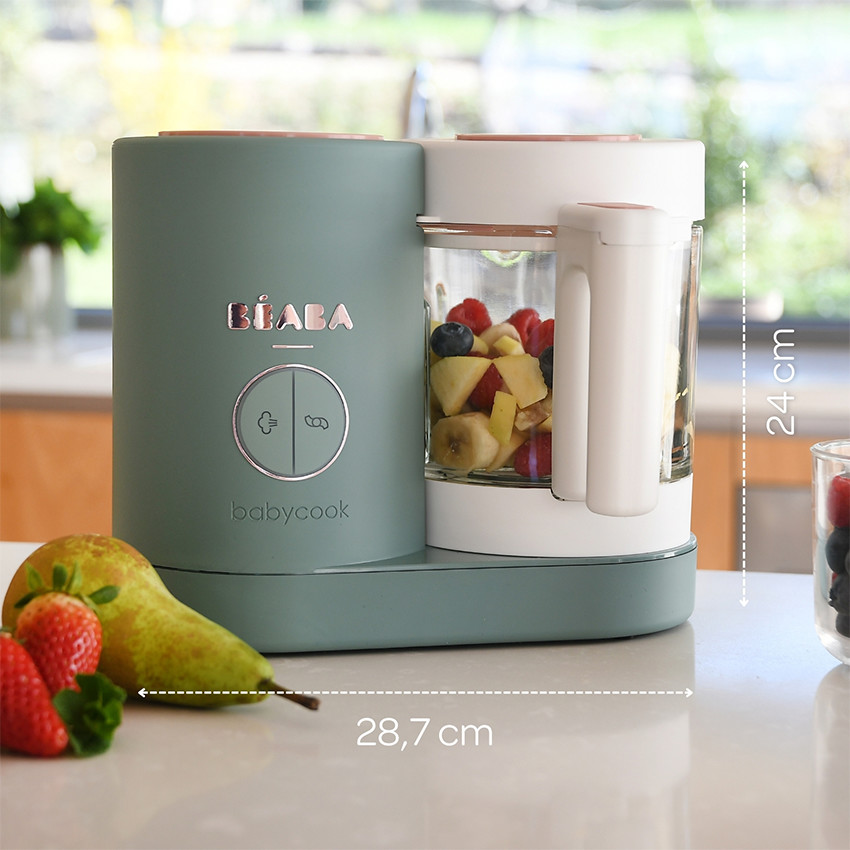 Babycook Néo robot cuiseur bébé 6 en 1 made in France eucalyptus 