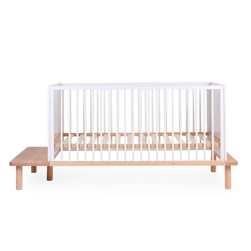 Evobed + Barrière de lit 140X70CM Ecru 