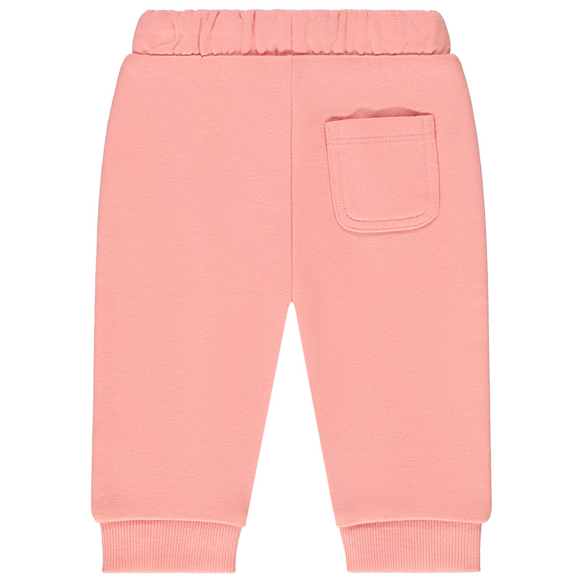 Pantalon de jogging molletonné print fleur pour bébé fille 