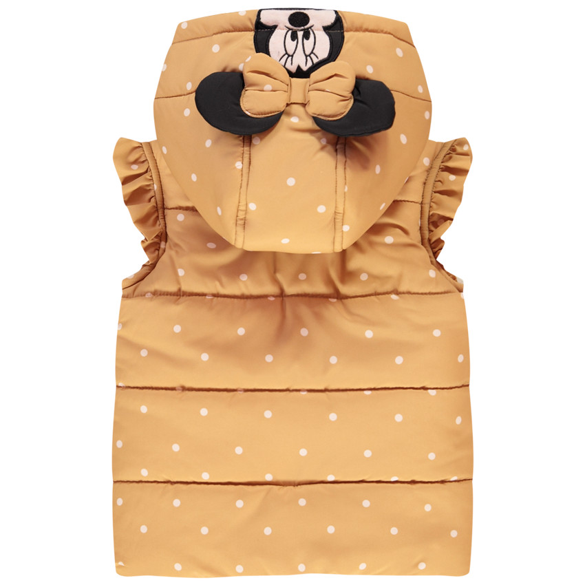 Doudoune sans manches matelassée avec capuche Minnie Disney 