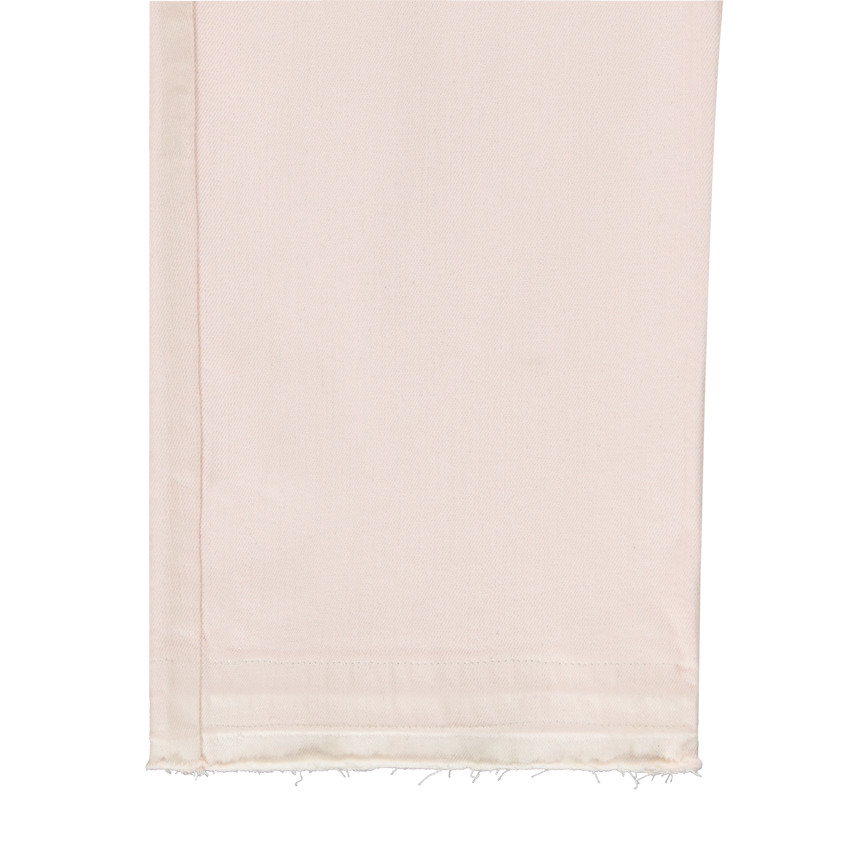 Pantalon large en denim avec ceinture effet tressé pour fille 