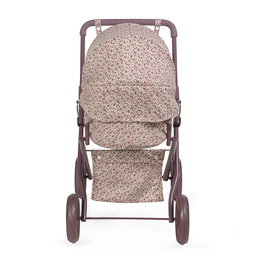 Poussette Landau pour poupée Cherry Fleurs 