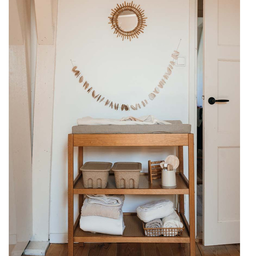 Aankleedkussenhoes Malaga 45x73cm Sage 