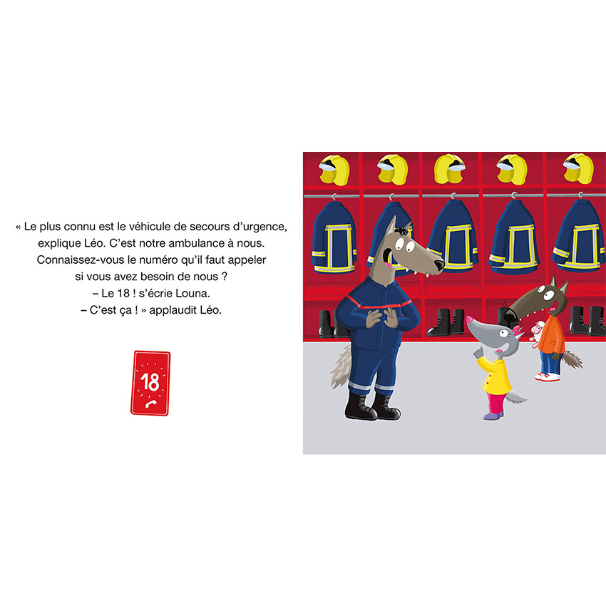 Boek FR P'tit Loup veut devenir pompier 1jaar+ 