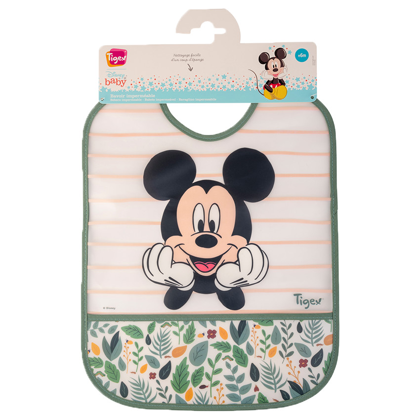 Bavoir imperméable Mickey Disney  