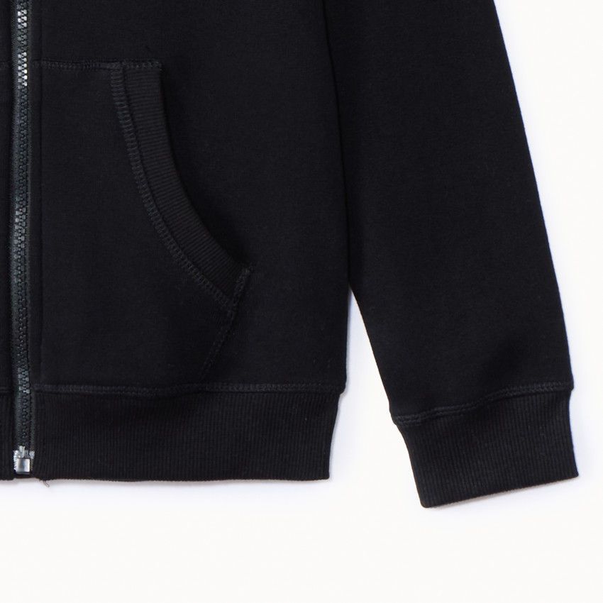 Sweatvest met kap in fleece voor jongens 