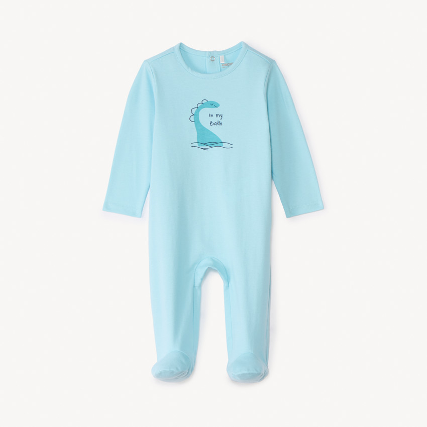 Dons goed in bedrukt jersey voor babyjongen 