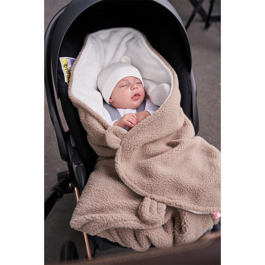 Deken wandeling Sherpa Beige 