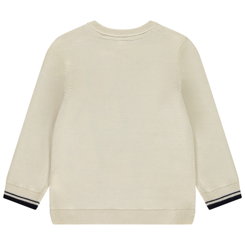 Trui met zeilpatroon voor baby jongen 