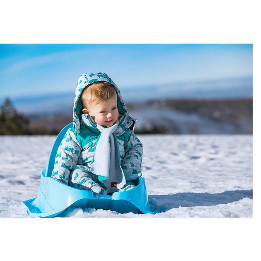 Combinaison pilote de ski imprimée doublée micropolaire 