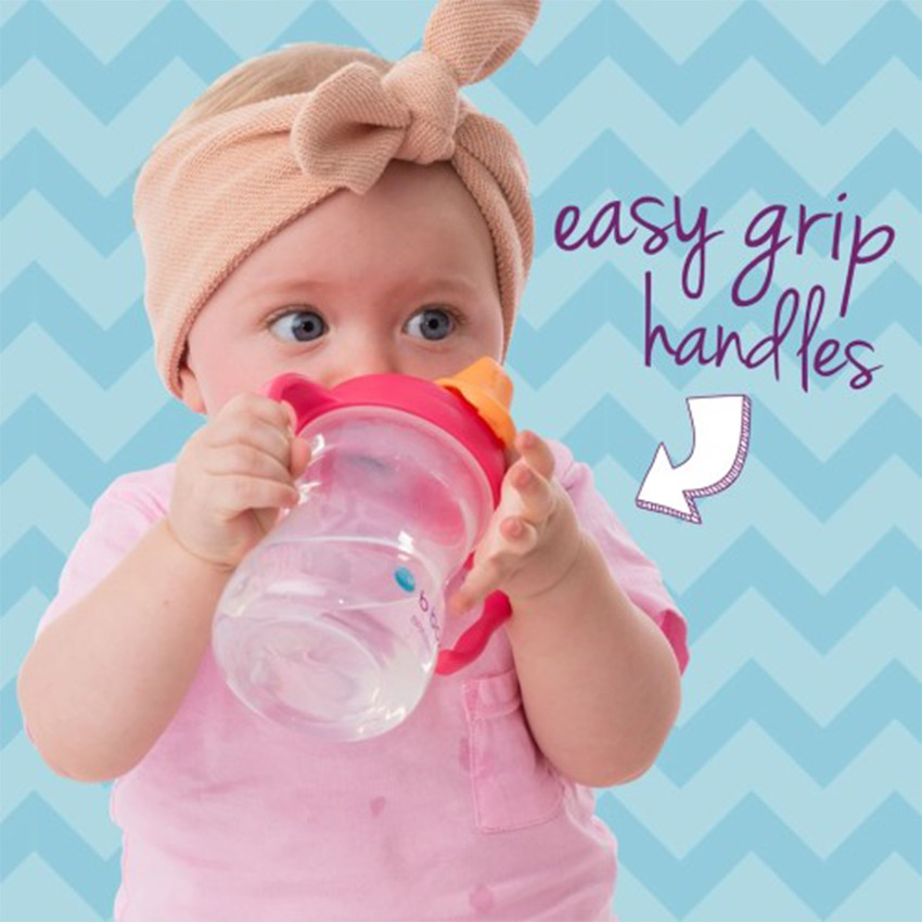 Tasse d'apprentissage avec bec 240ml Framboise 4m+ 