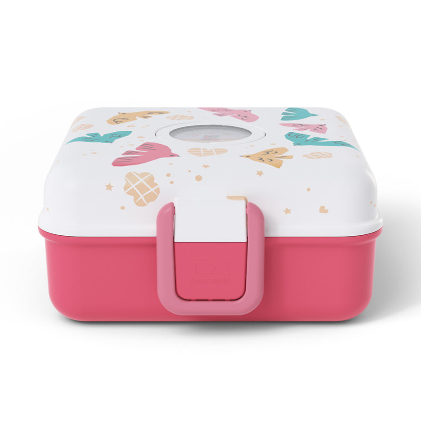Lunchbox personnalisable 850ml Snacky avec couverts Birds 