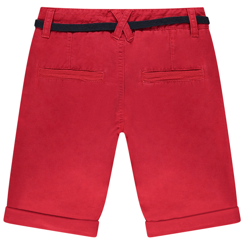 Bermuda van katoen met verstelbare tailleband 