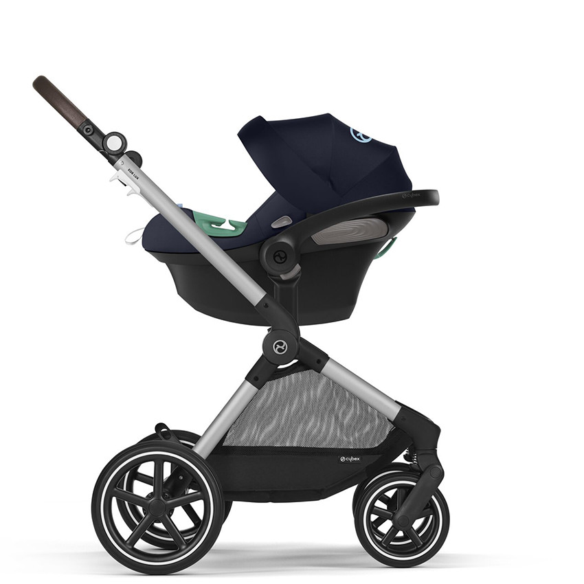 Kinderwagen Eos Lux Silver 2-in-1 Ocean Blue 