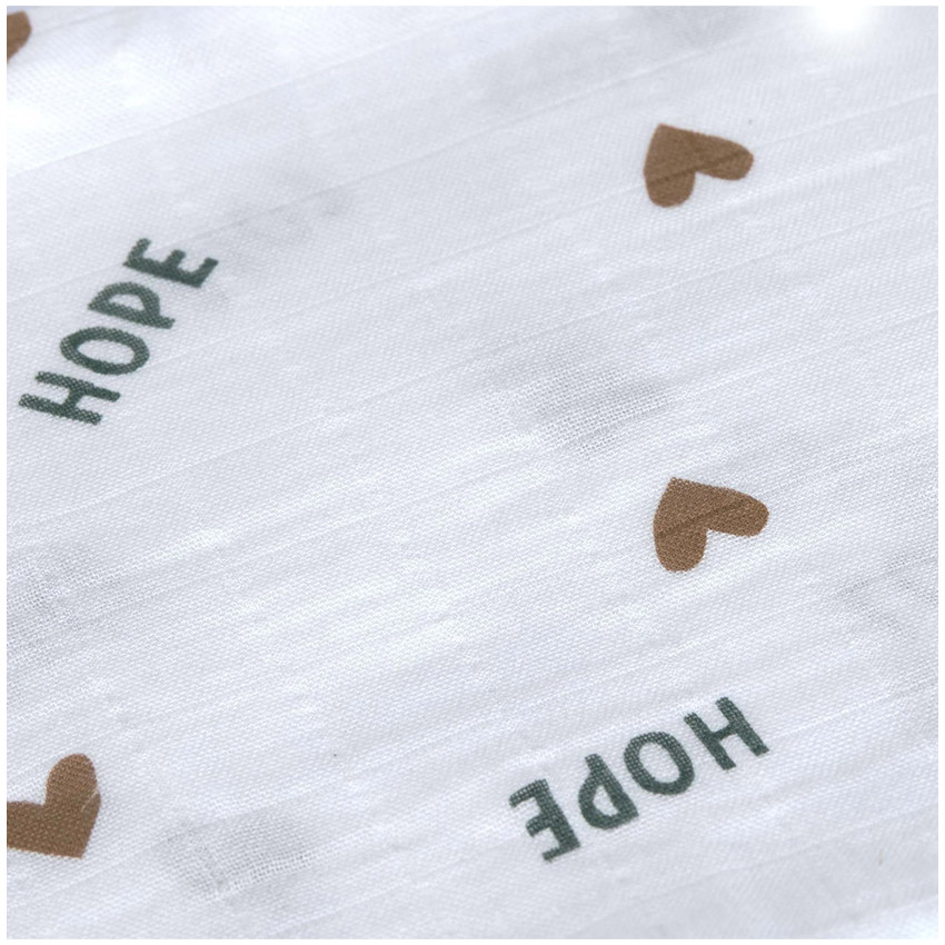 Lot de 3 langes 80 x 80 cm Happy Rascals Bleu ciel 