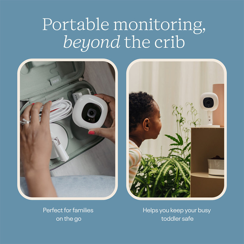 Babyphone Vidéo Pro + dispositif respiratoire + Support Flexible caméra 