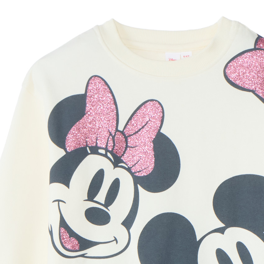Ensemble sweat + caleçon Minnie et Mickey Disney pour fille 