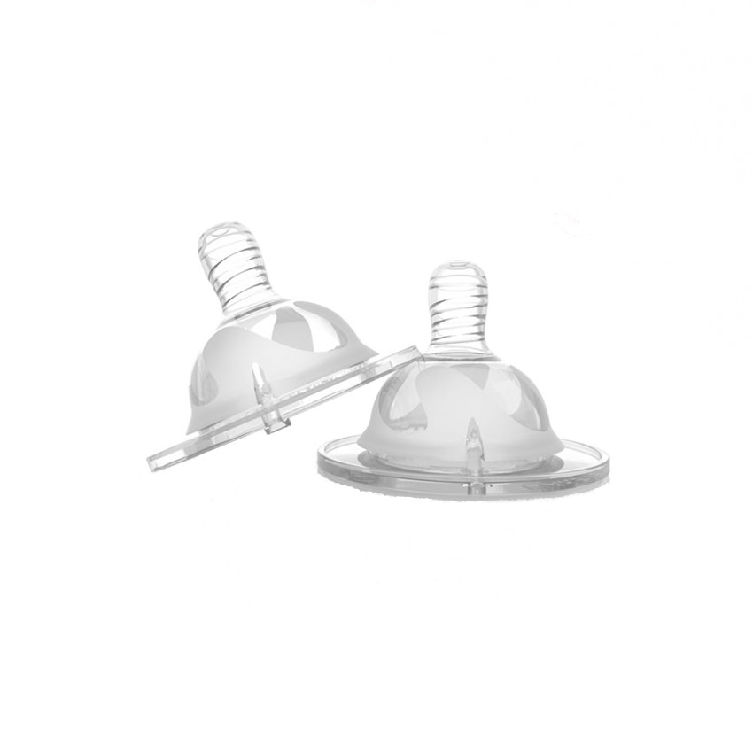 Lot de 2 tétines anti-colique à débit S 0 mois+ 