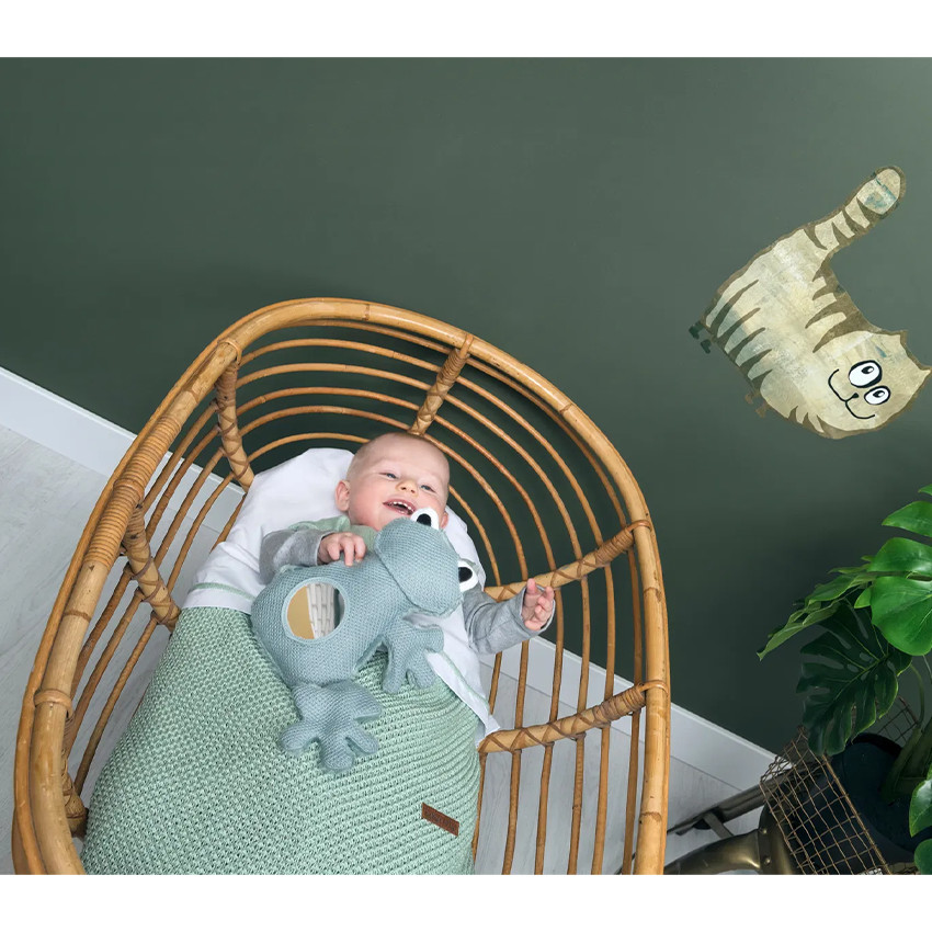 Deken wieg Soft Sparkle - Flavor Goud/ivoor 70x95 cm 