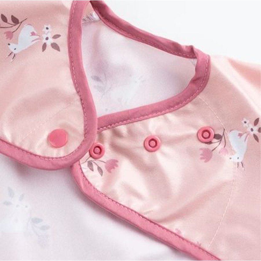 Bavoir tablier Coverall avec manches Curious Cottontails 6m-3ans 