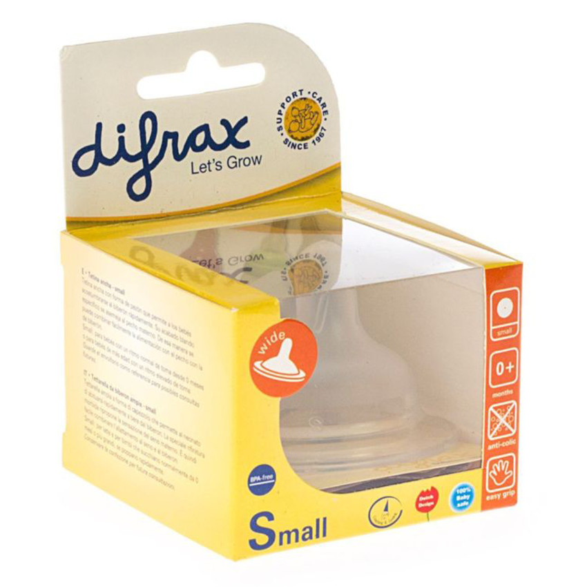 Lot de 2 Tétines Natural Wide Small 