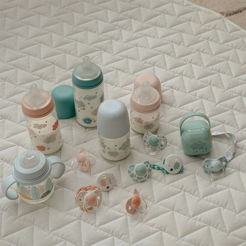 Zuigfles met symmetrische fopspeen SX Pro M 270 ml Dreams roos 