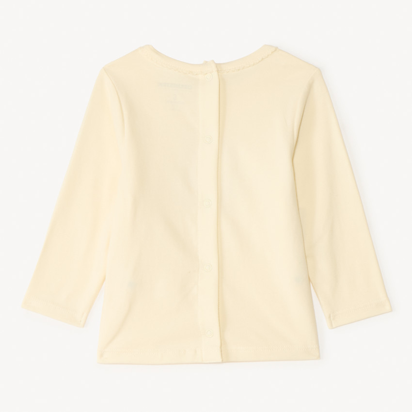 Pyjama léger 2 pièces chat pour bébé fille avec finitions différentes selon l'âge 