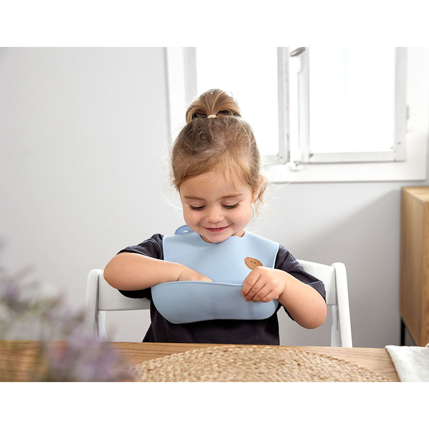 Bavoir en silicone Happy Rascals Smile  