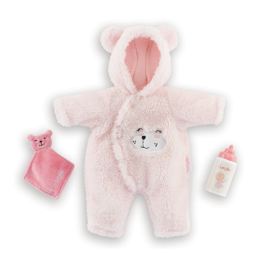 Poupon Bébé Calin Ourson d'Amour 