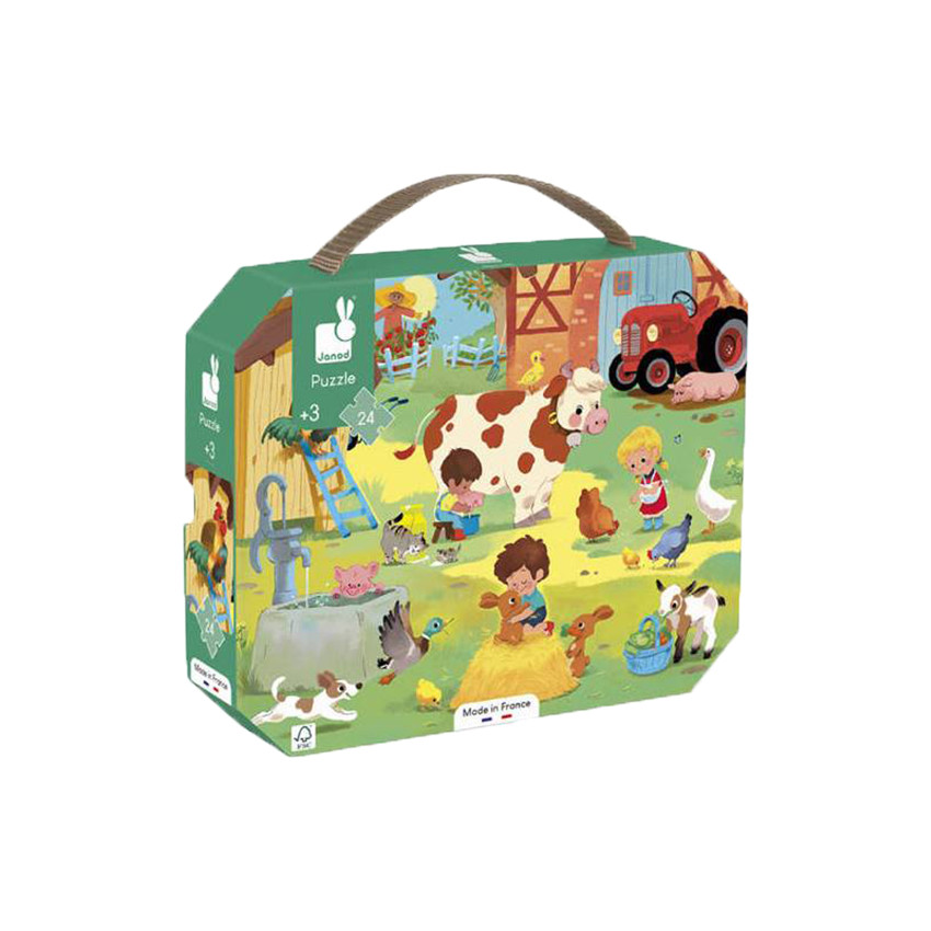 Puzzle Une Journée à La Ferme 24 pièces  