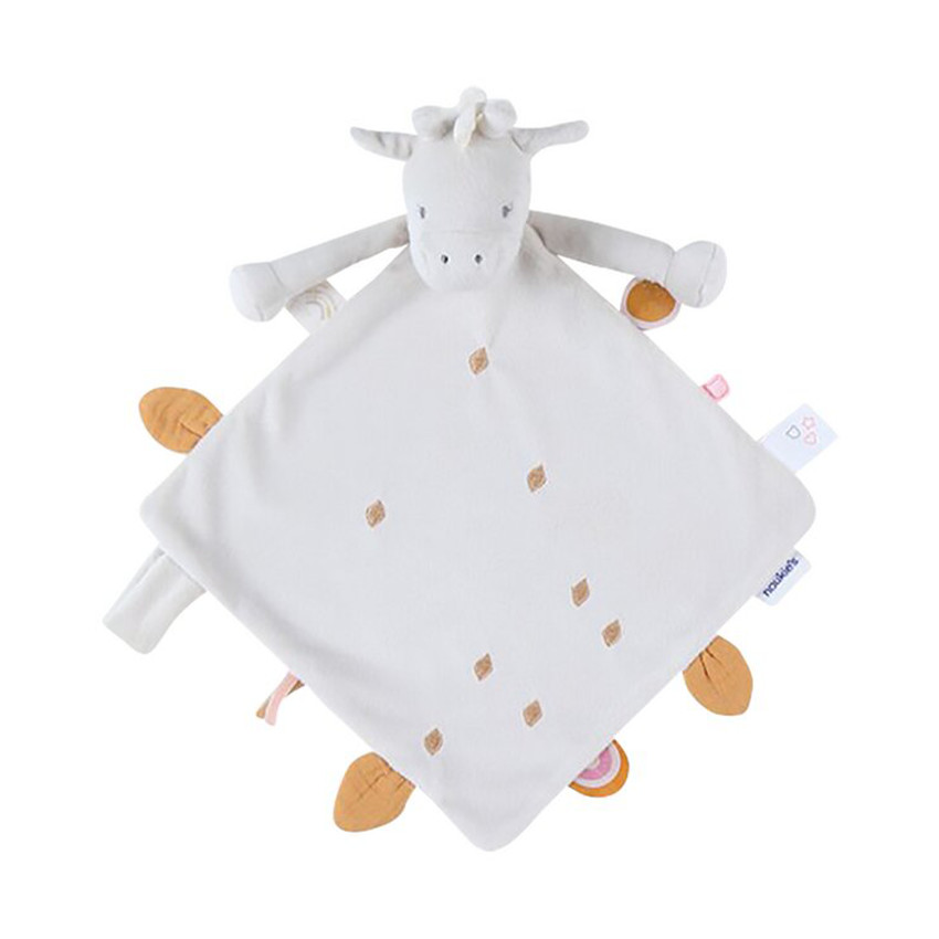 Doudou mouchoir en veloudoux Gigi la girafe 
