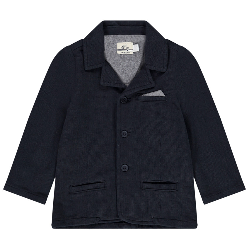 Veste tailleur en maille pour garçon 