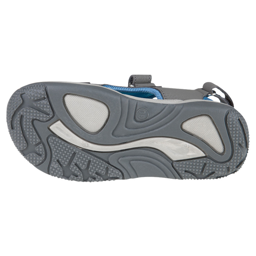 Open schoenen in rubber patch 