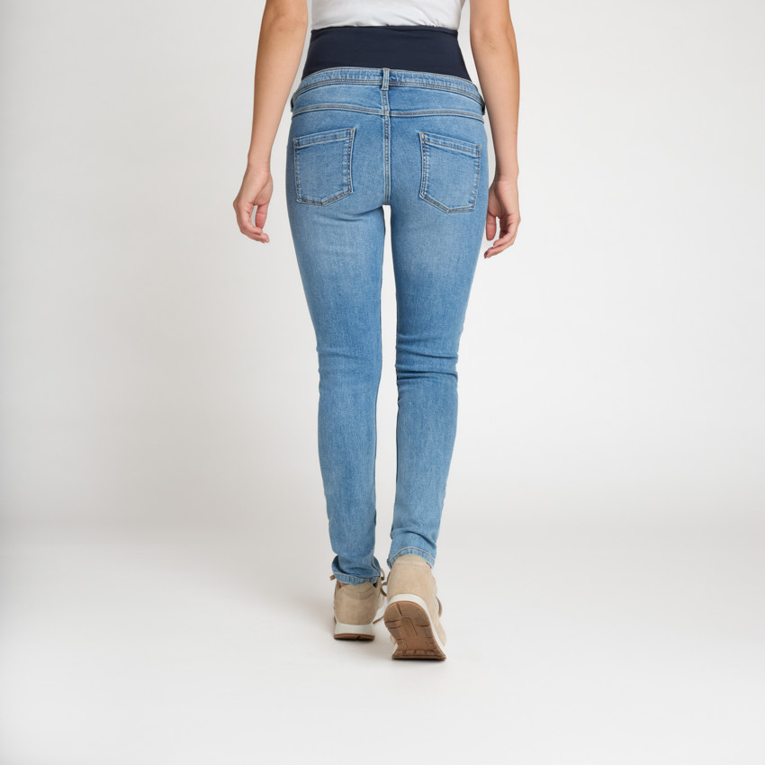 Slimme zwangerschapsjeans met hoge hoofdband 