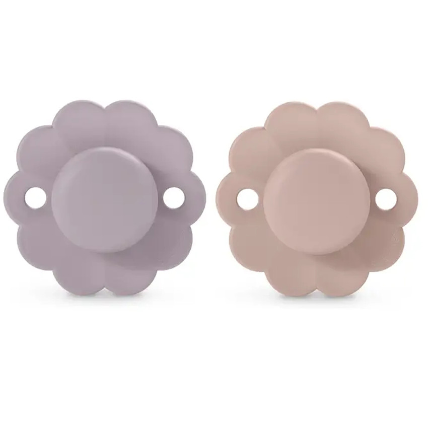 Sucette Wonder silicone Lavande/Mauve 6/18M 2 pcs 