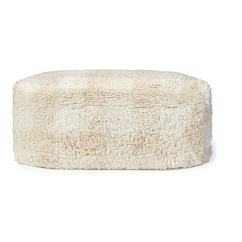 Poef Vichy Ivory 40x40x20cm 