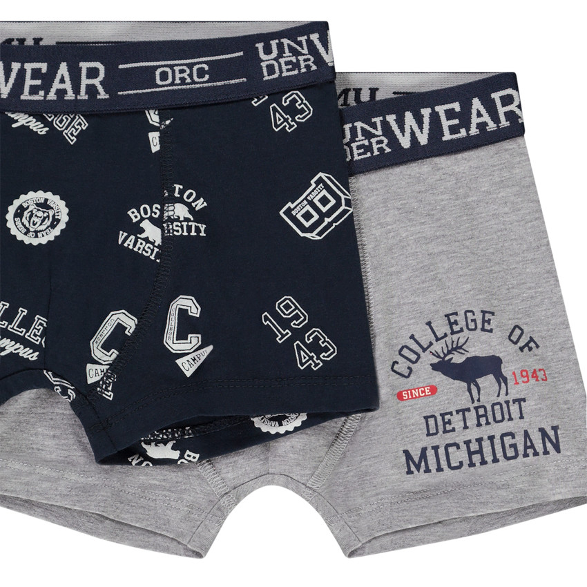 Lot de 5 boxers en jersey pour garçon 