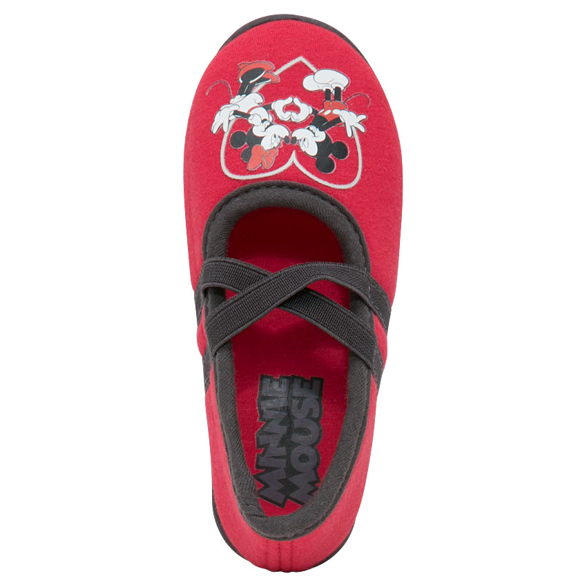 meisjespantoffels van jerseystof met patch van ©Disney