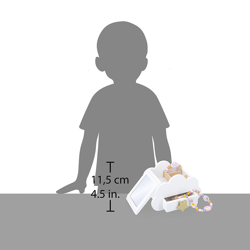 Boite à bijoux en bois Licorne 