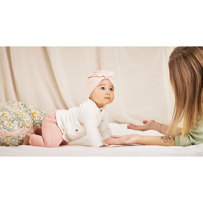Turban en jersey extensible pour bébé fille 