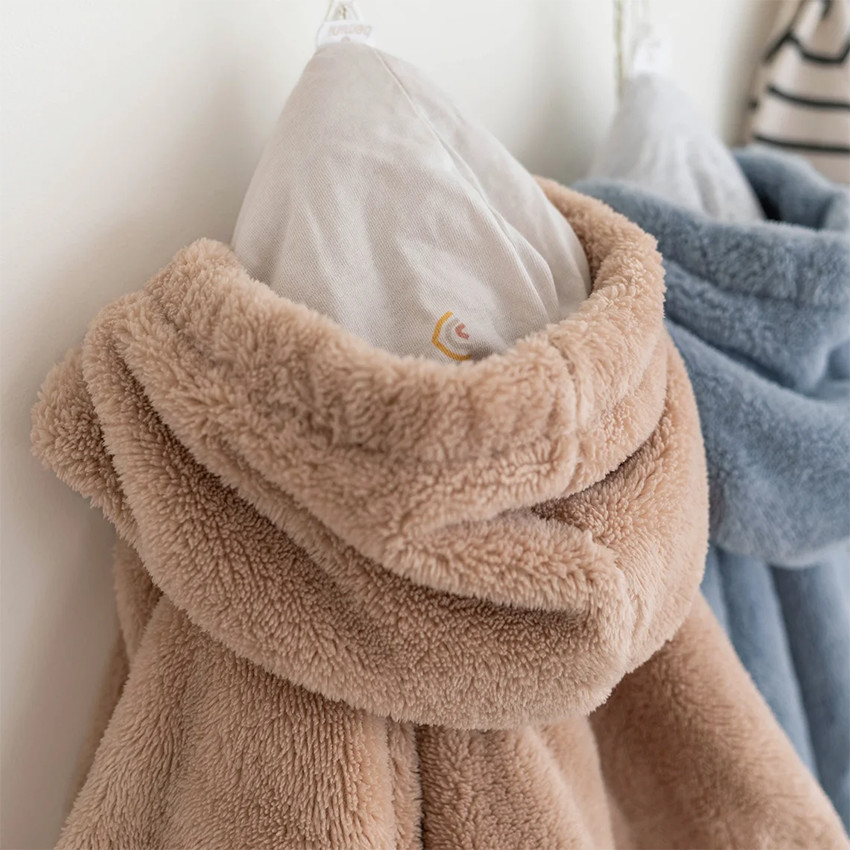 Poncho de Voyage Softy + Jersey Natural 9-36M 