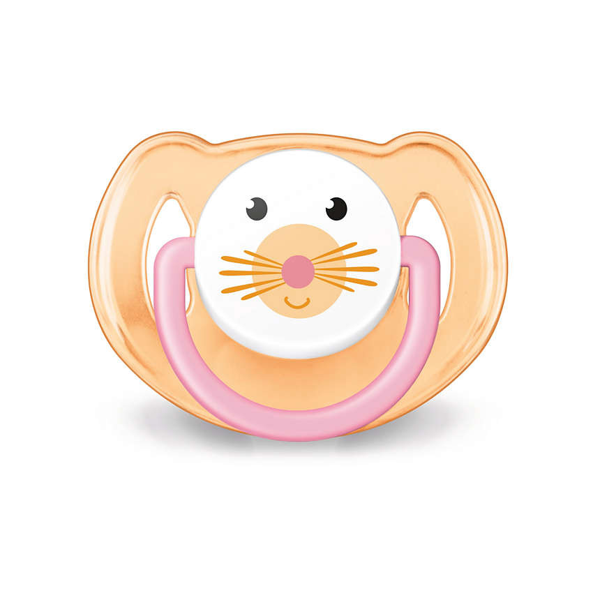 Sucette orthodontique en silicone - 6-18 mois 