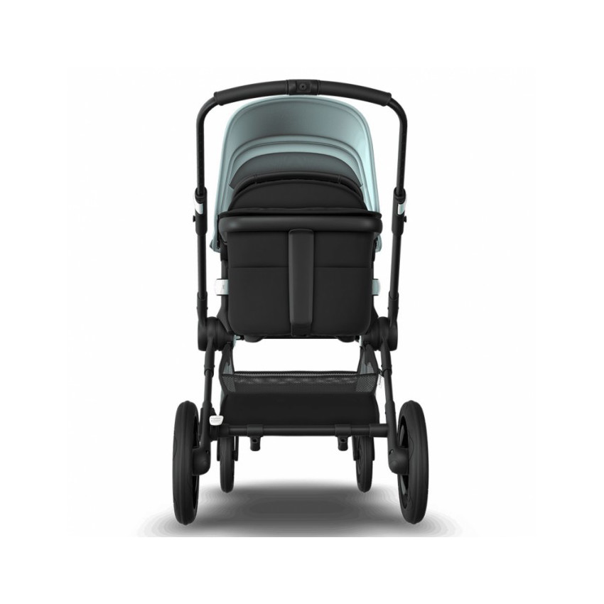 Poussette duo Fox 2 complète - Noir et Bleu Vapeur 