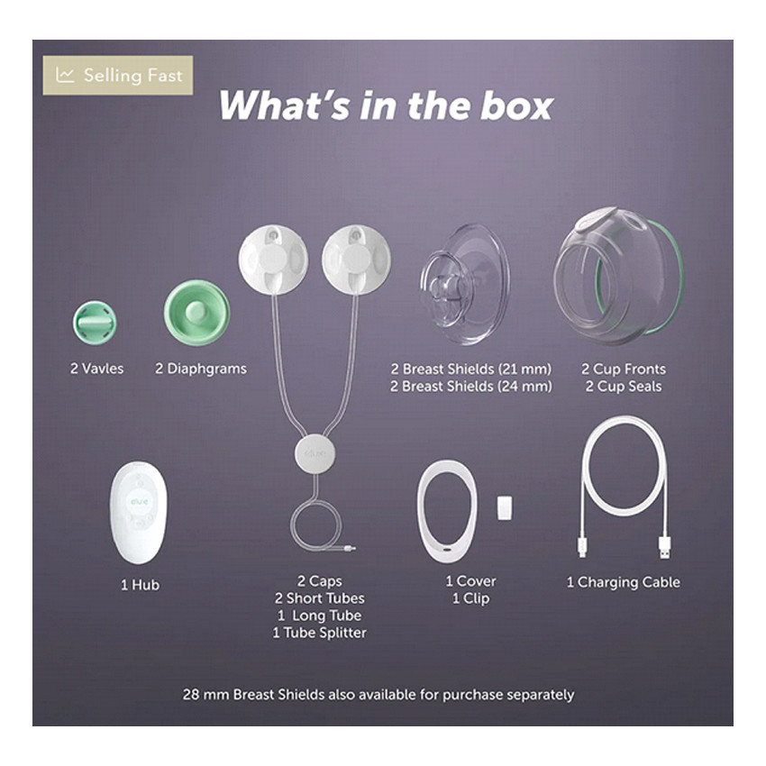 Tire-lait électrique mains-libres Double Stride 